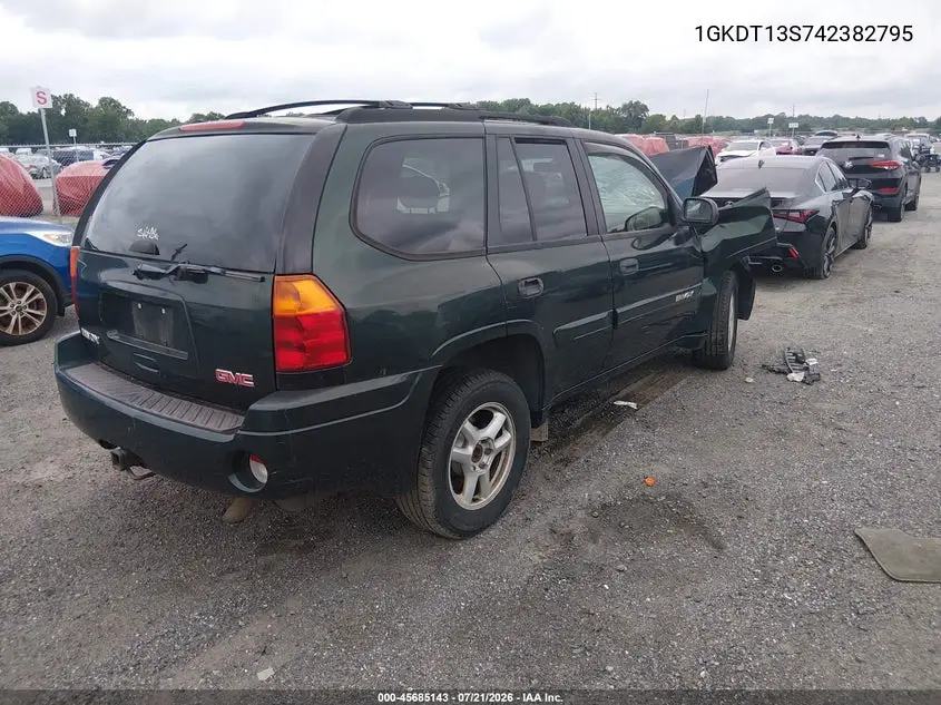 2004 GMC Envoy Sle VIN: 1GKDT13S742382795 Lot: 45685143
