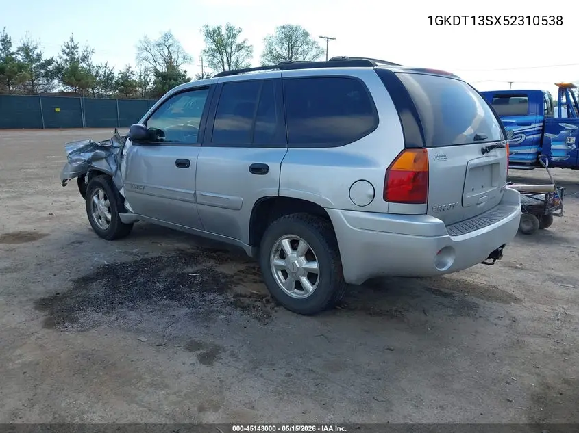 2005 GMC Envoy Sle VIN: 1GKDT13SX52310538 Lot: 45143000