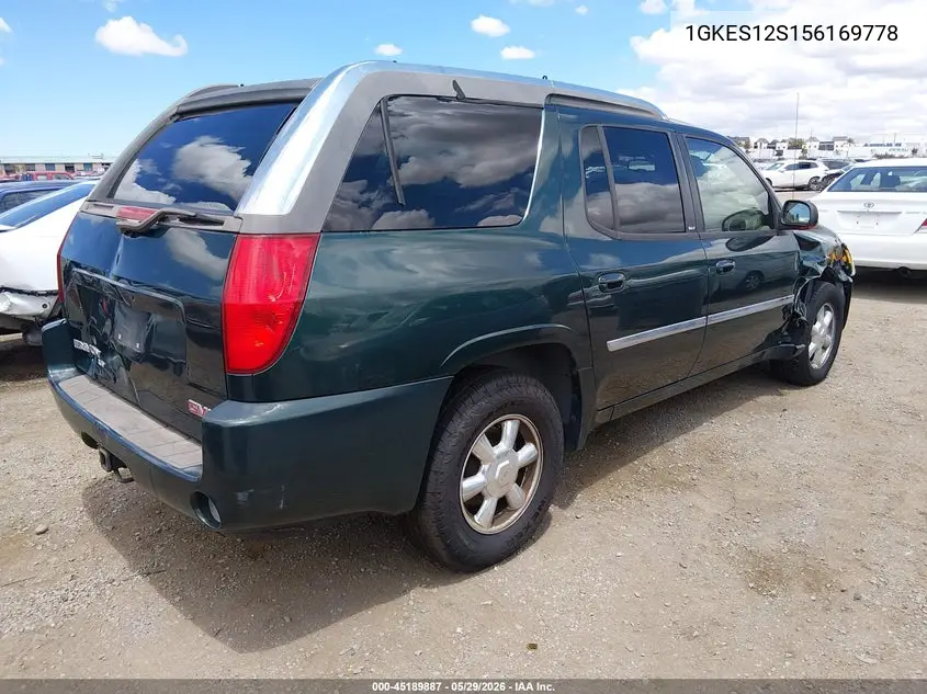 2005 GMC Envoy Xuv Slt VIN: 1GKES12S156169778 Lot: 45189887