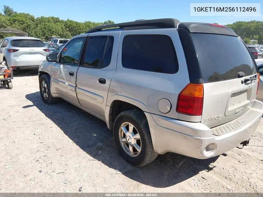 2005 GMC Envoy Xl Sle VIN: 1GKET16M256112496 Lot: 45192034