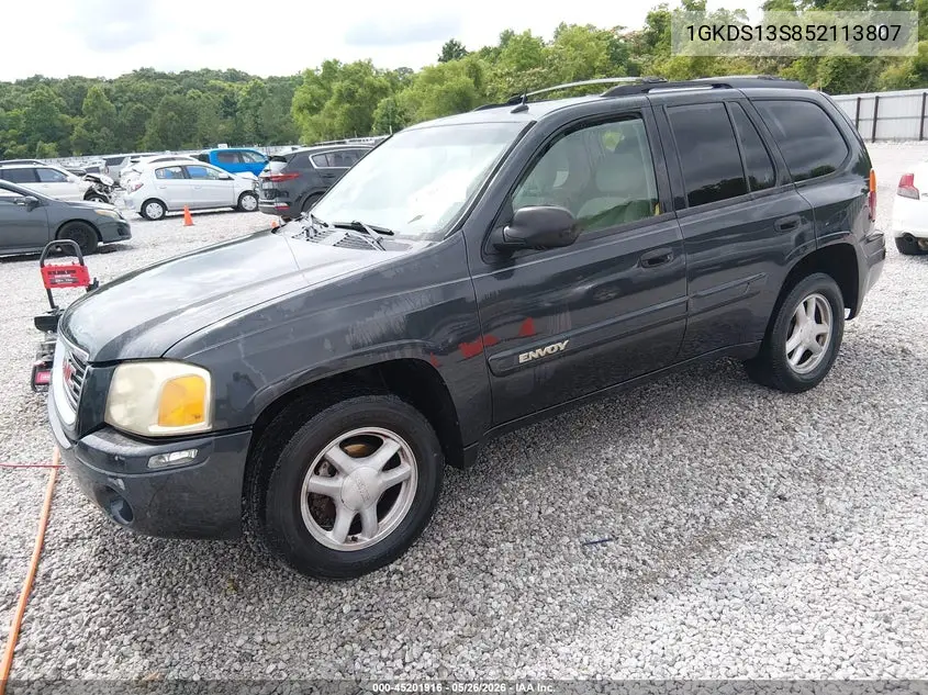 2005 GMC Envoy Sle VIN: 1GKDS13S852113807 Lot: 45201916