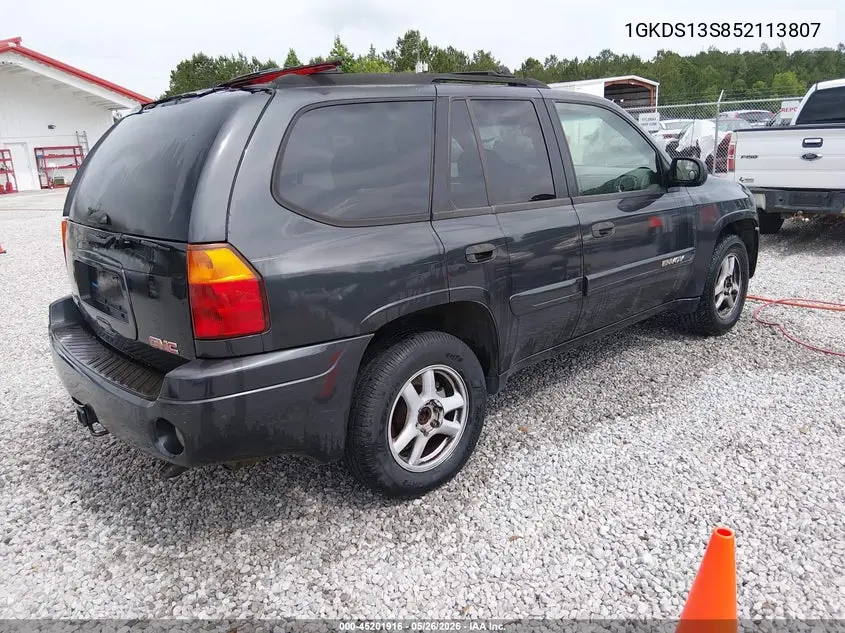 2005 GMC Envoy Sle VIN: 1GKDS13S852113807 Lot: 45201916