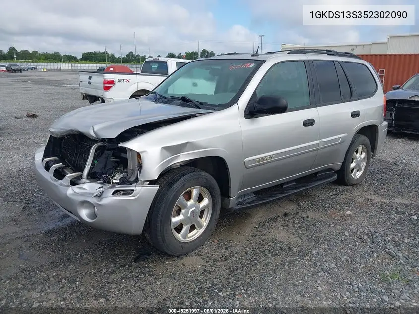 2005 GMC Envoy Sle VIN: 1GKDS13S352302090 Lot: 45251997