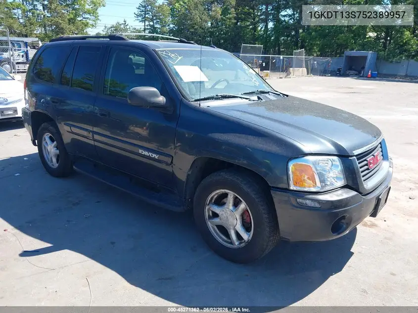 2005 GMC Envoy Sle VIN: 1GKDT13S752389957 Lot: 45271362