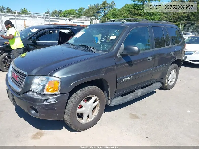 2005 GMC Envoy Sle VIN: 1GKDT13S752389957 Lot: 45271362