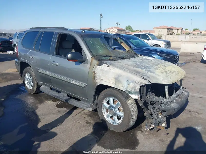 2005 GMC Envoy Slt VIN: 1GKDT13S652246157 Lot: 45294068
