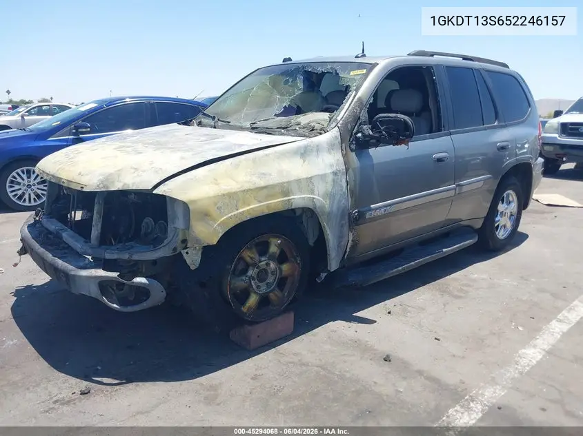 2005 GMC Envoy Slt VIN: 1GKDT13S652246157 Lot: 45294068