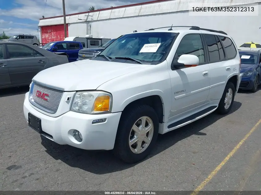 2005 GMC Envoy Denali VIN: 1GKET63M352312313 Lot: 45299233