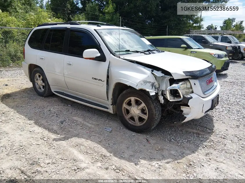 2005 GMC Envoy Denali VIN: 1GKES63M552386559 Lot: 45305678