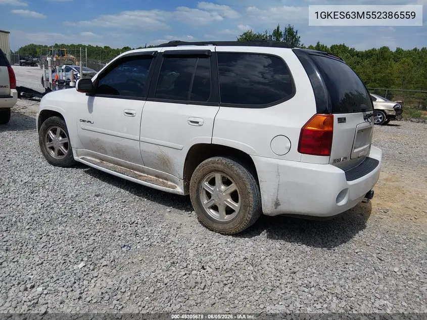 2005 GMC Envoy Denali VIN: 1GKES63M552386559 Lot: 45305678