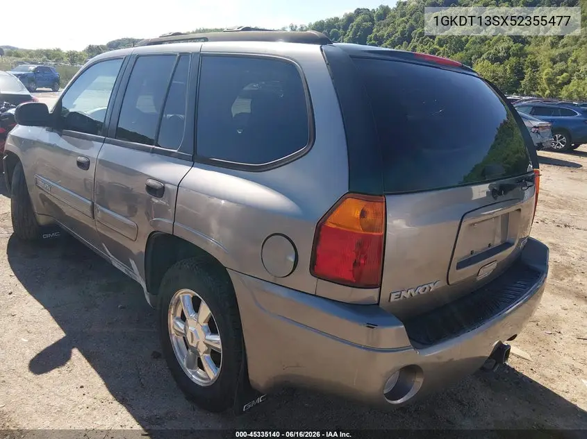 2005 GMC Envoy Sle VIN: 1GKDT13SX52355477 Lot: 45335140