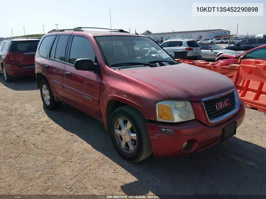 2005 GMC Envoy Sle VIN: 1GKDT13S452290898 Lot: 45527479
