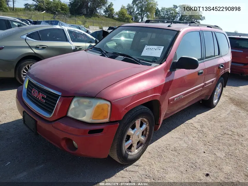 2005 GMC Envoy Sle VIN: 1GKDT13S452290898 Lot: 45527479