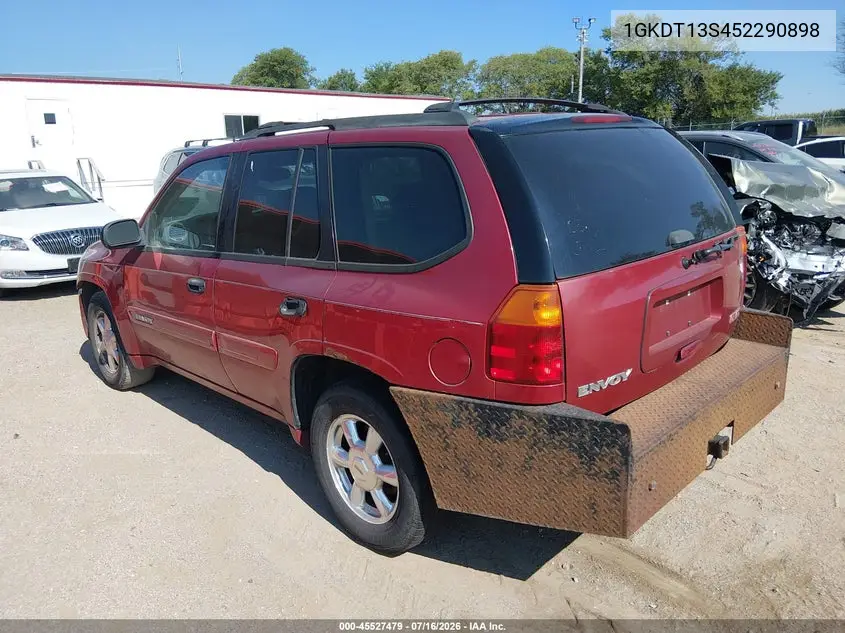 2005 GMC Envoy Sle VIN: 1GKDT13S452290898 Lot: 45527479