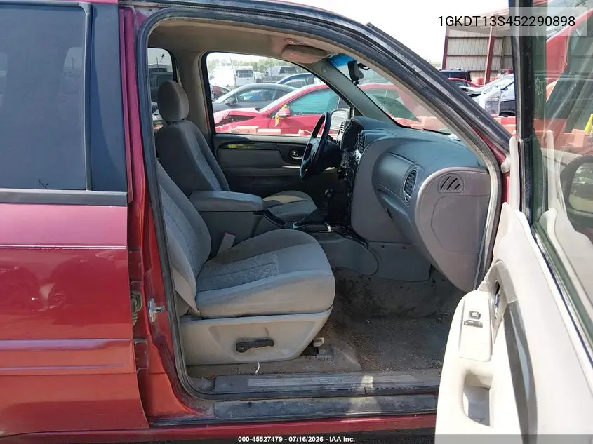 2005 GMC Envoy Sle VIN: 1GKDT13S452290898 Lot: 45527479