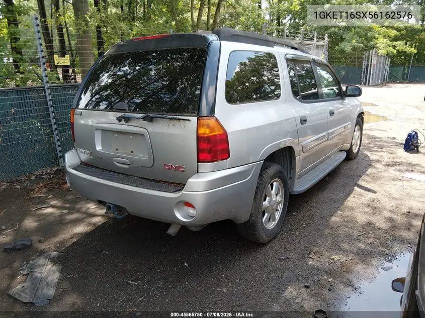 2005 GMC Envoy Xl Sle VIN: 1GKET16SX56162576 Lot: 45565750