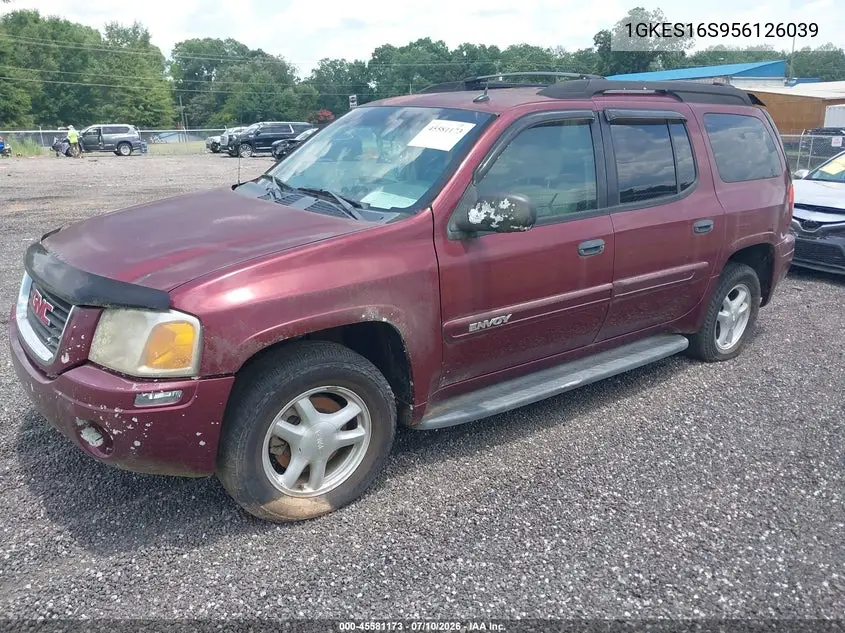 2005 GMC Envoy Xl Sle VIN: 1GKES16S956126039 Lot: 45581173