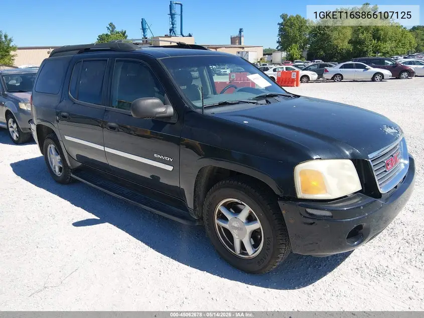 2006 GMC Envoy Xl Sle VIN: 1GKET16S866107125 Lot: 45062678