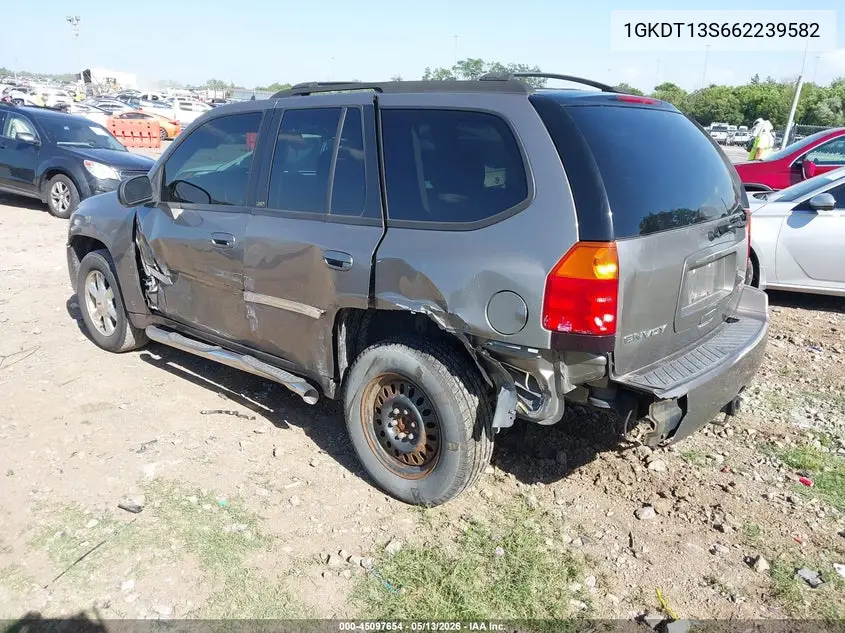 2006 GMC Envoy Slt VIN: 1GKDT13S662239582 Lot: 45097654
