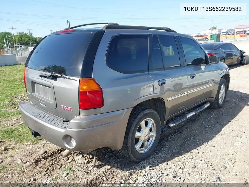 2006 GMC Envoy Slt VIN: 1GKDT13S662239582 Lot: 45097654