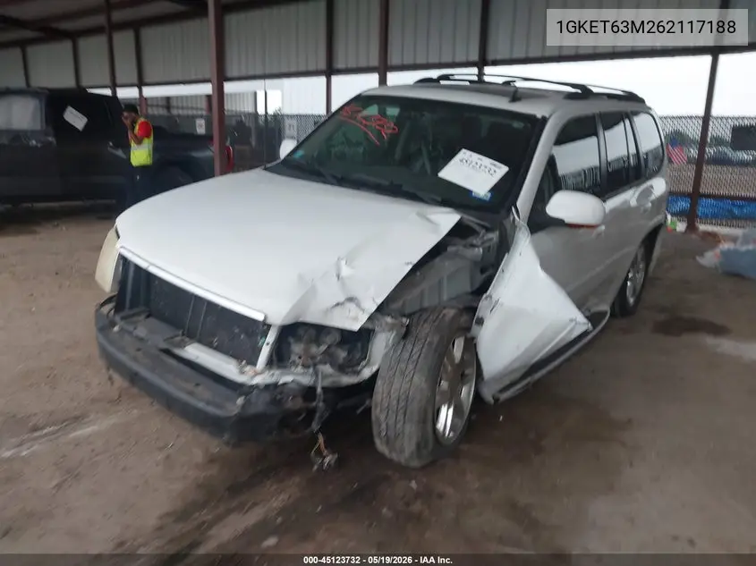 2006 GMC Envoy Denali VIN: 1GKET63M262117188 Lot: 45123732