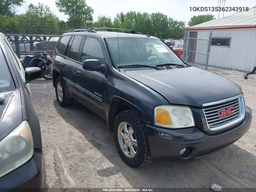 2006 GMC Envoy Sle VIN: 1GKDS13S362343918 Lot: 45261886