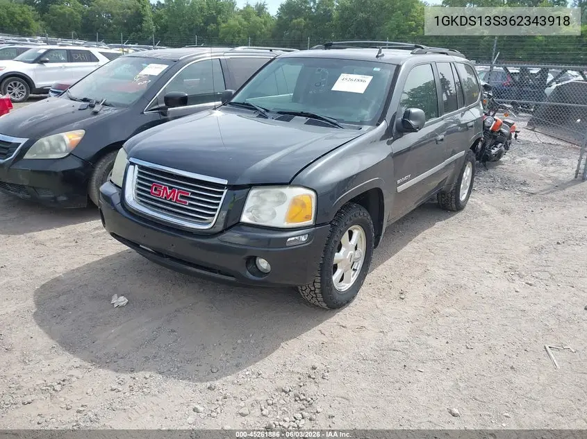 2006 GMC Envoy Sle VIN: 1GKDS13S362343918 Lot: 45261886