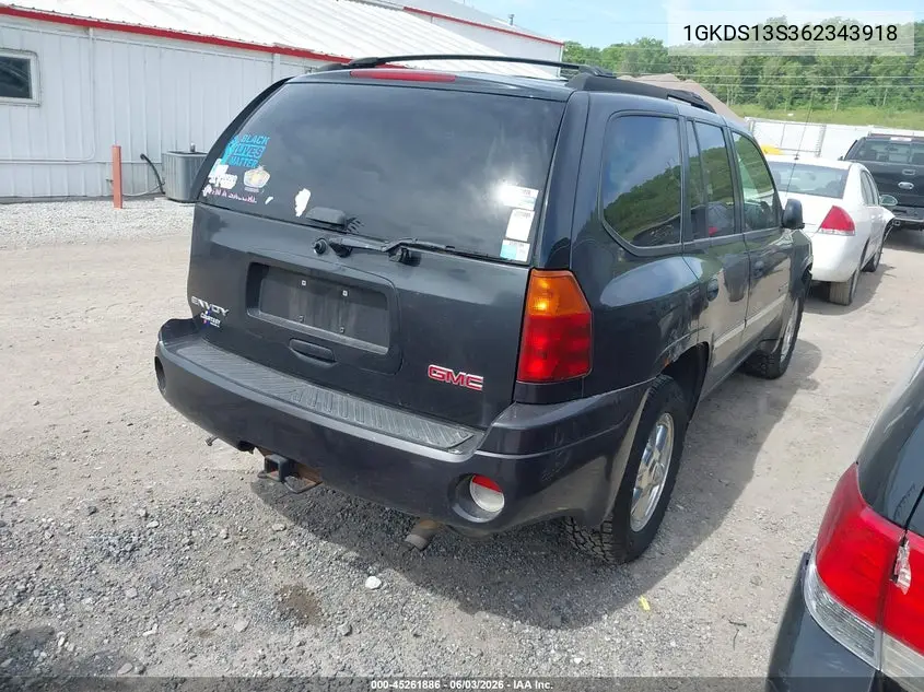 2006 GMC Envoy Sle VIN: 1GKDS13S362343918 Lot: 45261886
