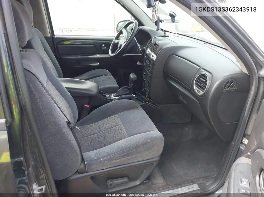 2006 GMC Envoy Sle VIN: 1GKDS13S362343918 Lot: 45261886
