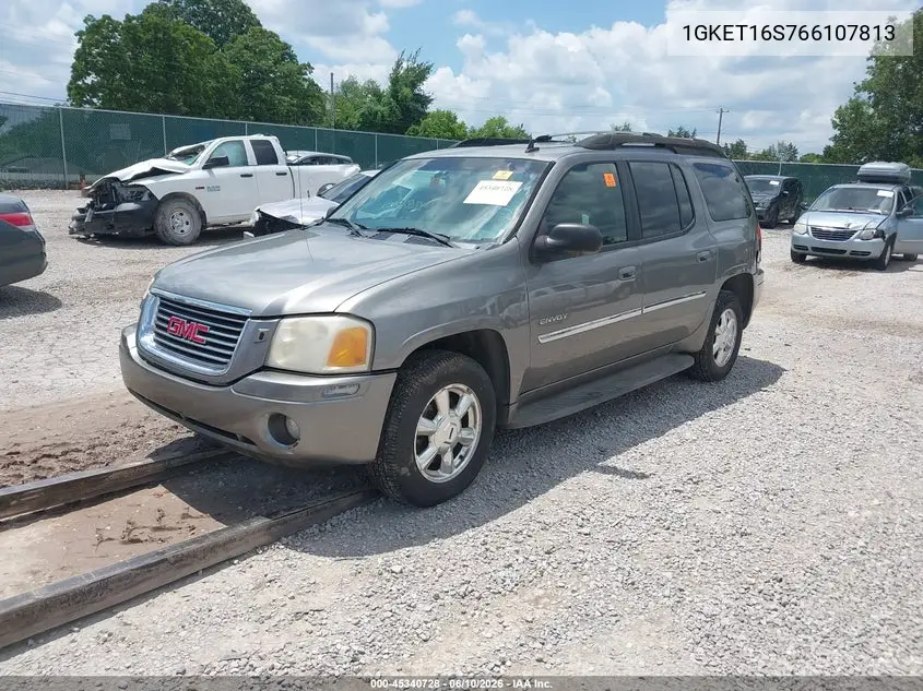 2006 GMC Envoy Xl Slt VIN: 1GKET16S766107813 Lot: 45340728