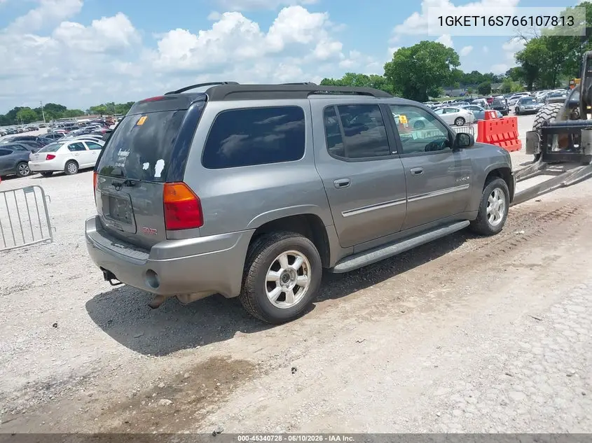 2006 GMC Envoy Xl Slt VIN: 1GKET16S766107813 Lot: 45340728
