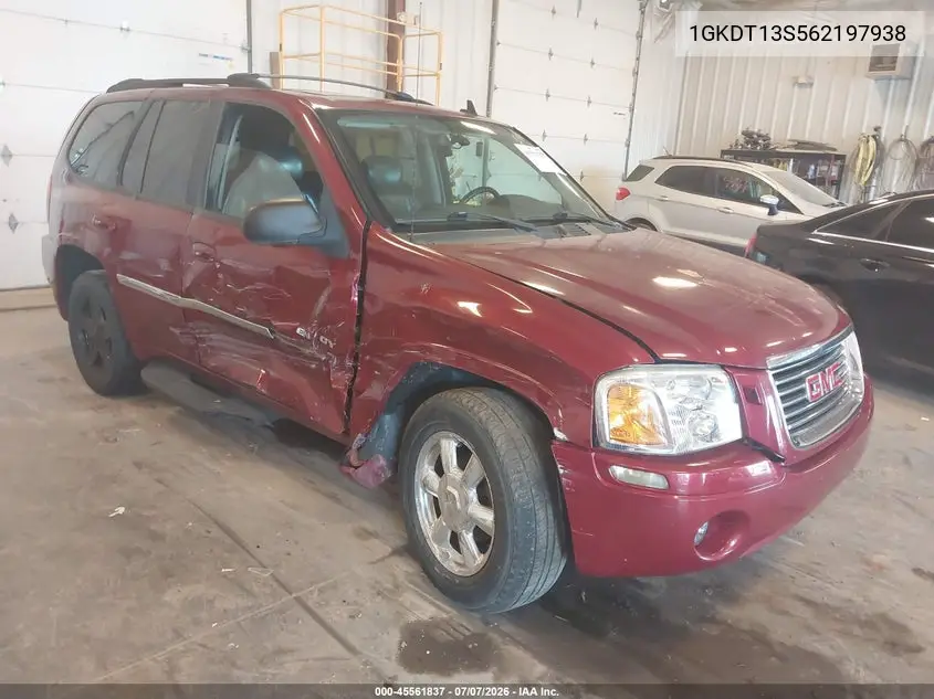 2006 GMC Envoy Slt VIN: 1GKDT13S562197938 Lot: 45561837