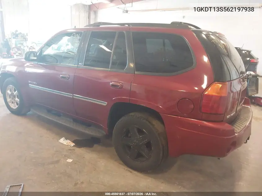 2006 GMC Envoy Slt VIN: 1GKDT13S562197938 Lot: 45561837