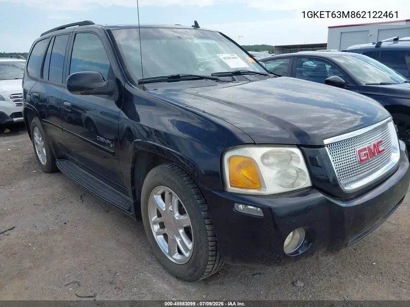 2006 GMC Envoy Denali VIN: 1GKET63M862122461 Lot: 45583099