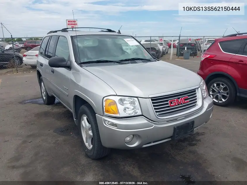 2006 GMC Envoy Sle VIN: 1GKDS13S562150444 Lot: 45612545