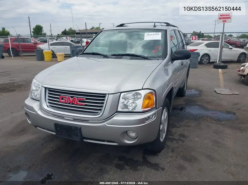 2006 GMC Envoy Sle VIN: 1GKDS13S562150444 Lot: 45612545