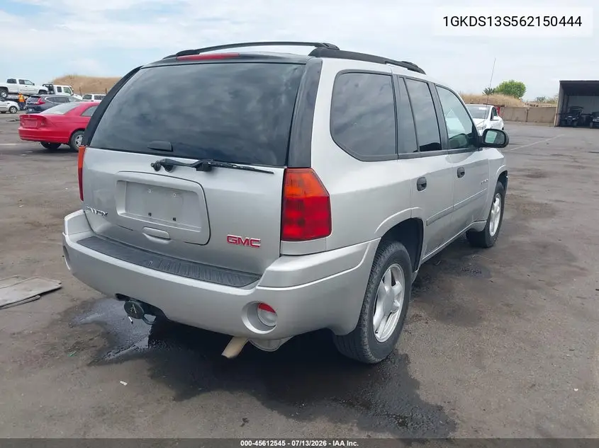 2006 GMC Envoy Sle VIN: 1GKDS13S562150444 Lot: 45612545