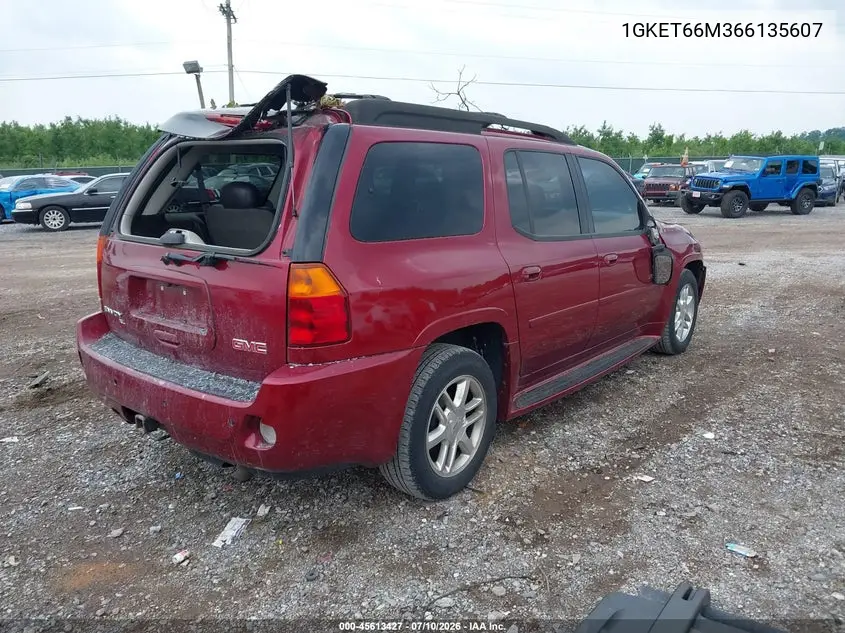 2006 GMC Envoy Xl Denali VIN: 1GKET66M366135607 Lot: 45613427