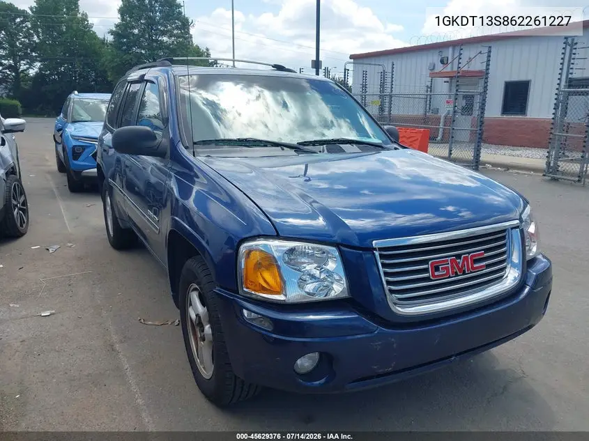 2006 GMC Envoy Sle VIN: 1GKDT13S862261227 Lot: 45629376
