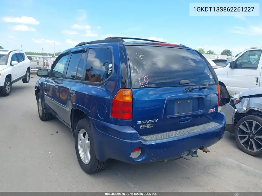 2006 GMC Envoy Sle VIN: 1GKDT13S862261227 Lot: 45629376