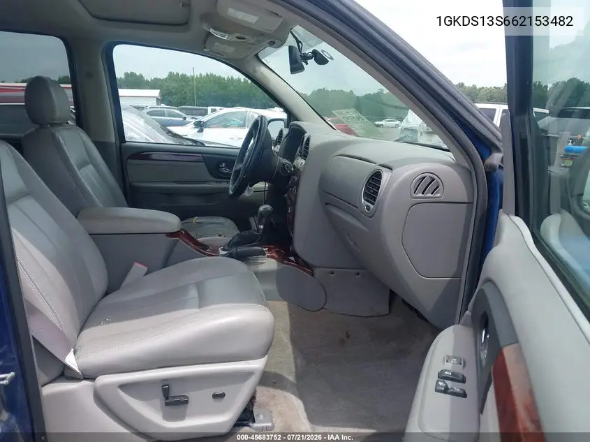 2006 GMC Envoy Slt VIN: 1GKDS13S662153482 Lot: 45683752