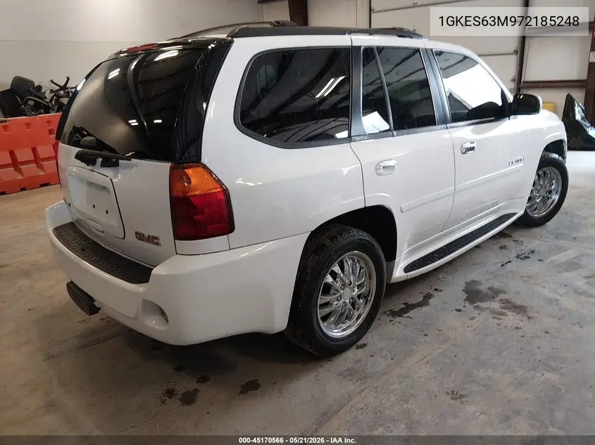 2007 GMC Envoy Denali VIN: 1GKES63M972185248 Lot: 45170566