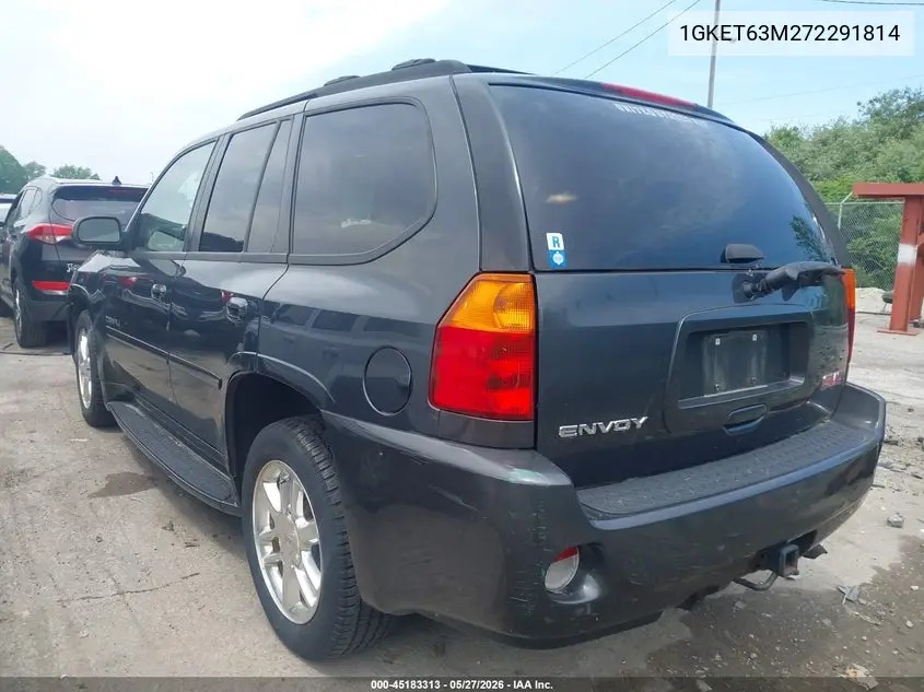 2007 GMC Envoy Denali VIN: 1GKET63M272291814 Lot: 45183313
