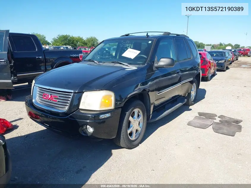 2007 GMC Envoy Slt VIN: 1GKDT13S572190389 Lot: 45432508