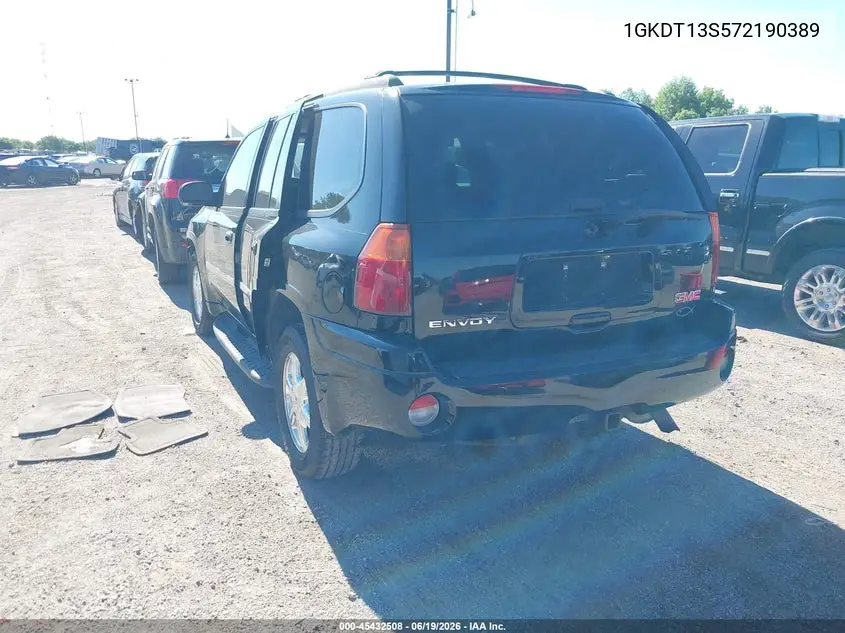 2007 GMC Envoy Slt VIN: 1GKDT13S572190389 Lot: 45432508