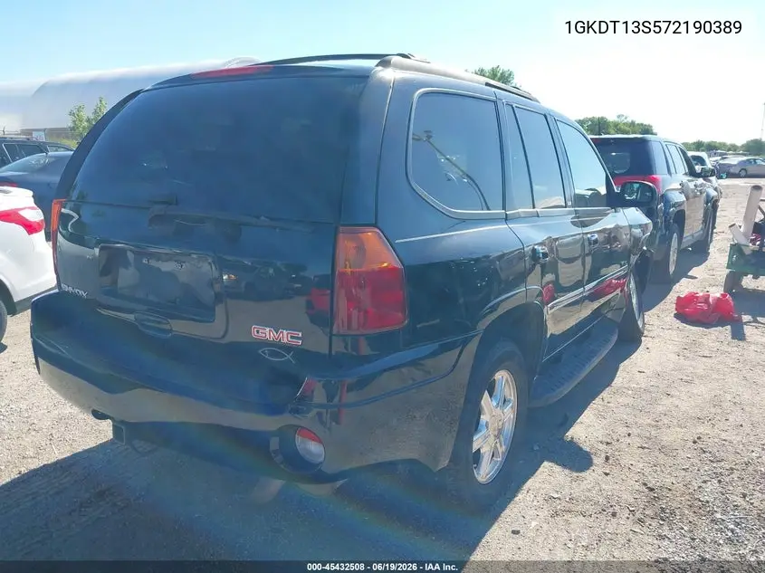 2007 GMC Envoy Slt VIN: 1GKDT13S572190389 Lot: 45432508