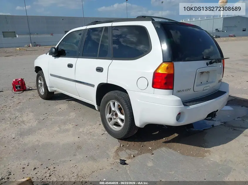 2007 GMC Envoy Sle Commercial VIN: 1GKDS13S272308689 Lot: 45464828