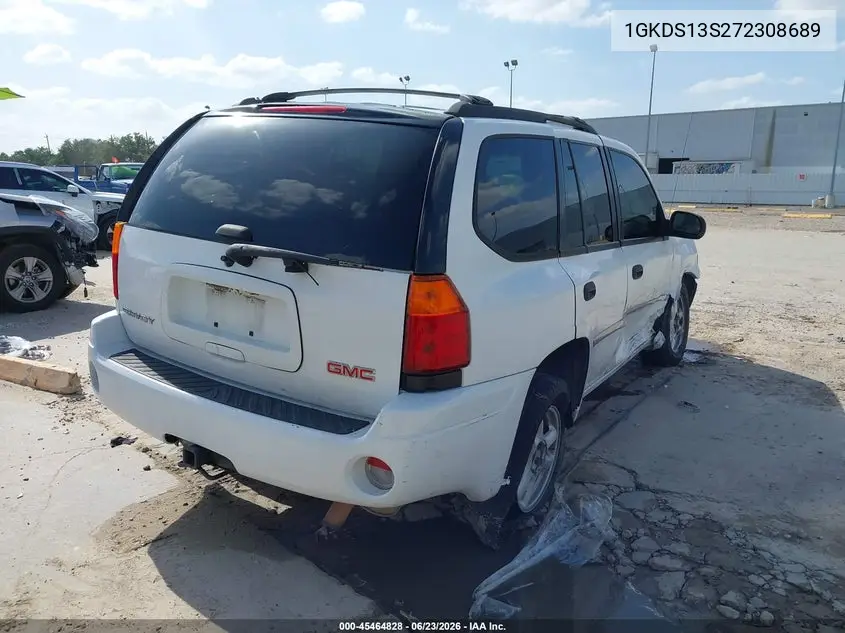 2007 GMC Envoy Sle Commercial VIN: 1GKDS13S272308689 Lot: 45464828