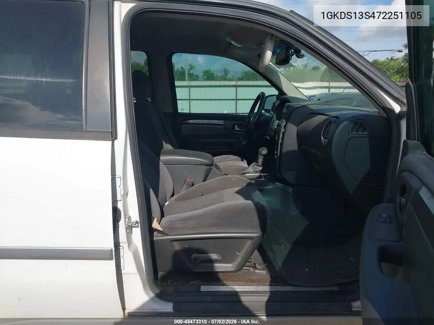 2007 GMC Envoy Sle Commercial VIN: 1GKDS13S472251105 Lot: 45473310