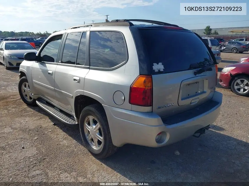 2007 GMC Envoy Slt VIN: 1GKDS13S272109223 Lot: 45525357